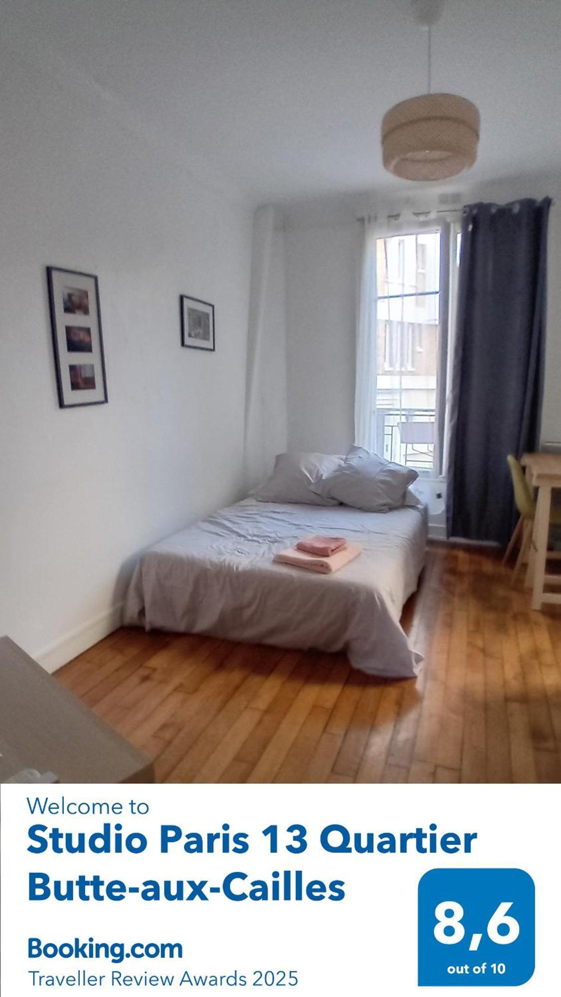 Studio Paris 13 Quartier Butte-Aux-Cailles Екстер'єр фото