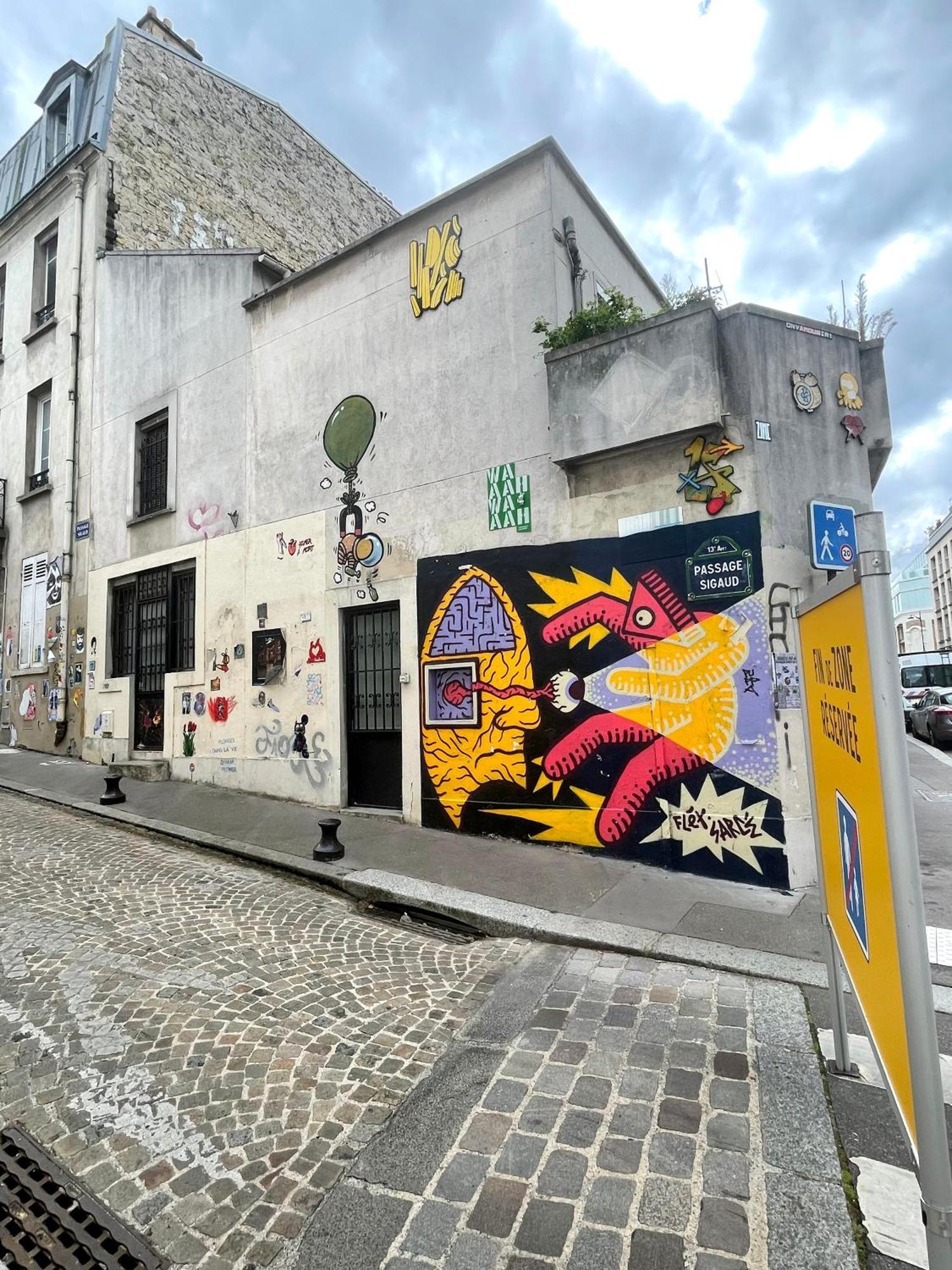 Studio Paris 13 Quartier Butte-Aux-Cailles Екстер'єр фото